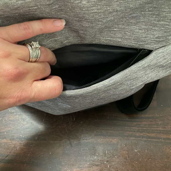 Gray Sling Backpack - Picture 3 of 12